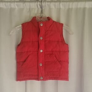 Gymboree Kids Red Quilted Vest
